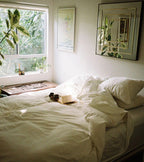 Natural linen sheet set (4 pcs)